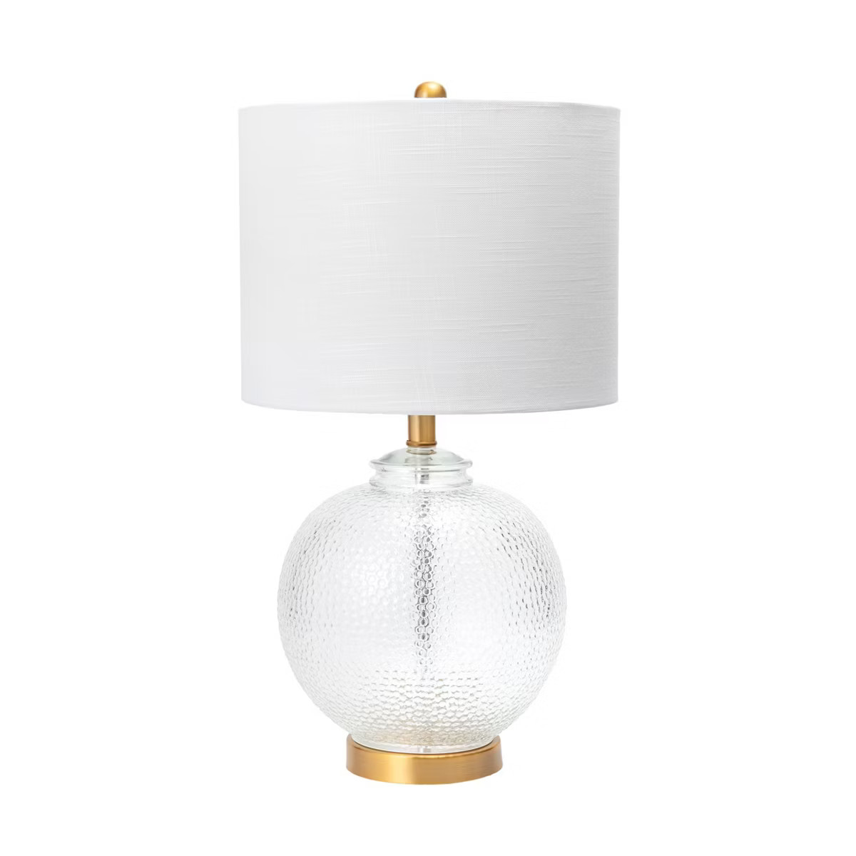 nuLOOM Elmira 23" Glass Table Lamp Lighting - Brass 23" H x 13" W x 13" D | Target