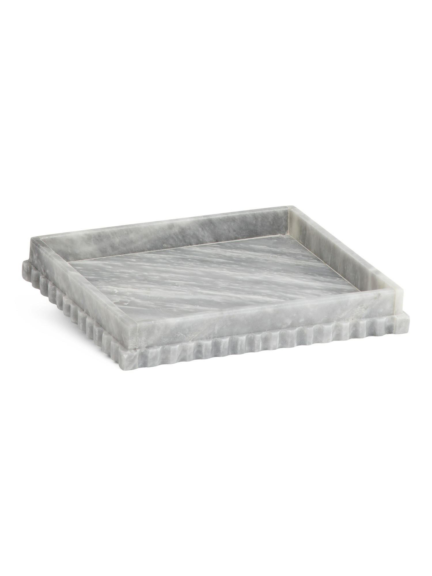 Ribbed Marble Vanity Tray | TJ Maxx