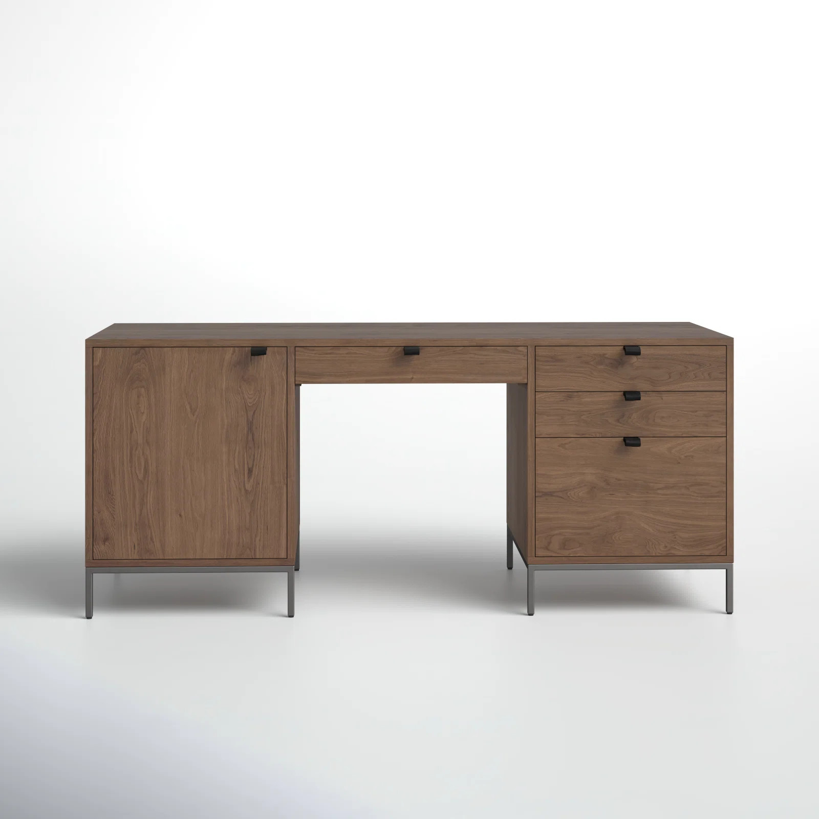 Loki Solid Wood Top Executive Desk | Wayfair North America