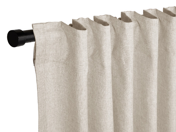 100% Blackout Shield Linen Blackout Curtains for Bedroom 84 Inches Long,Back Tab/Rod Pocket Livin... | Amazon (US)