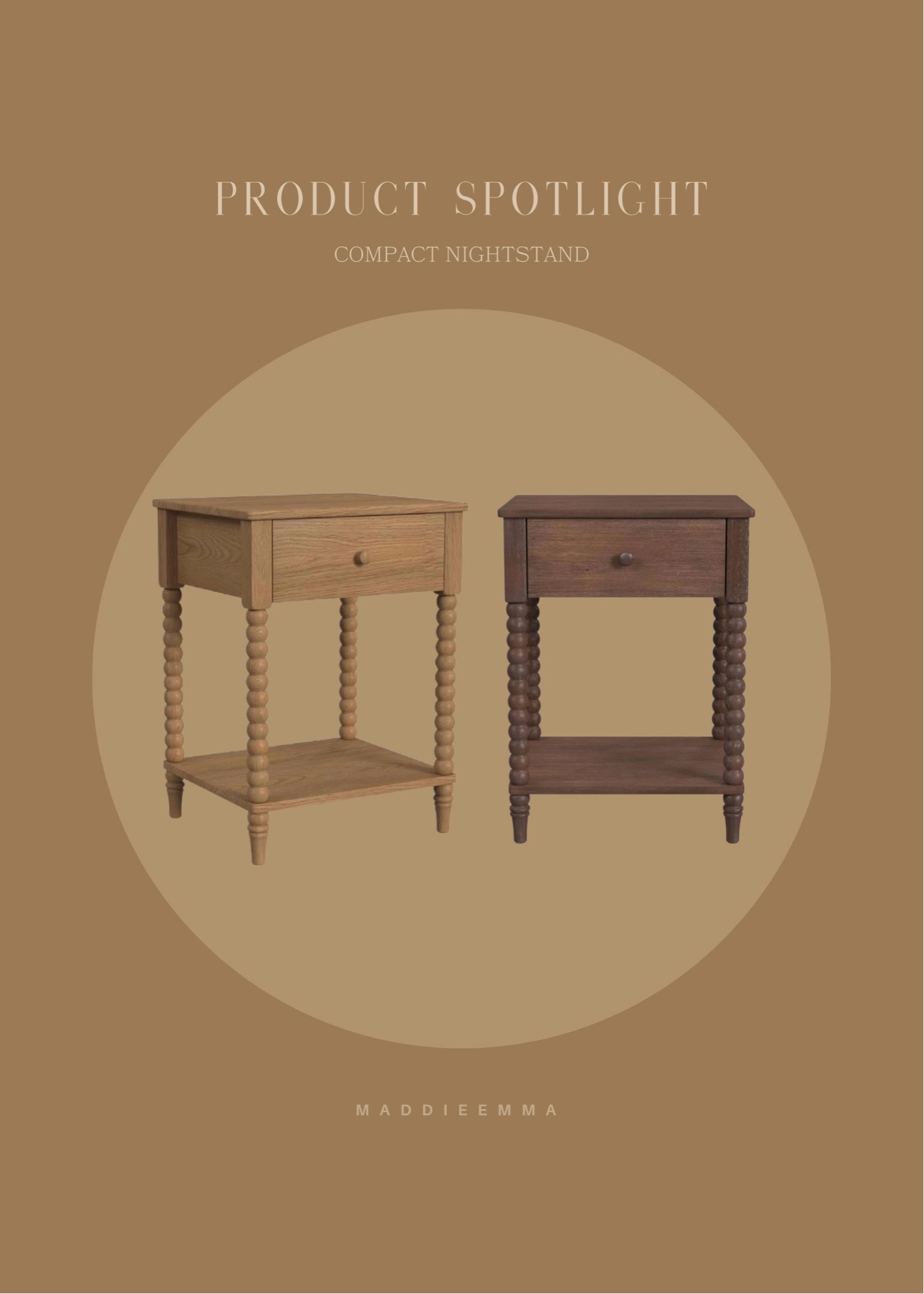 perfect nightstand for smaller spaces! 

#LTKHome