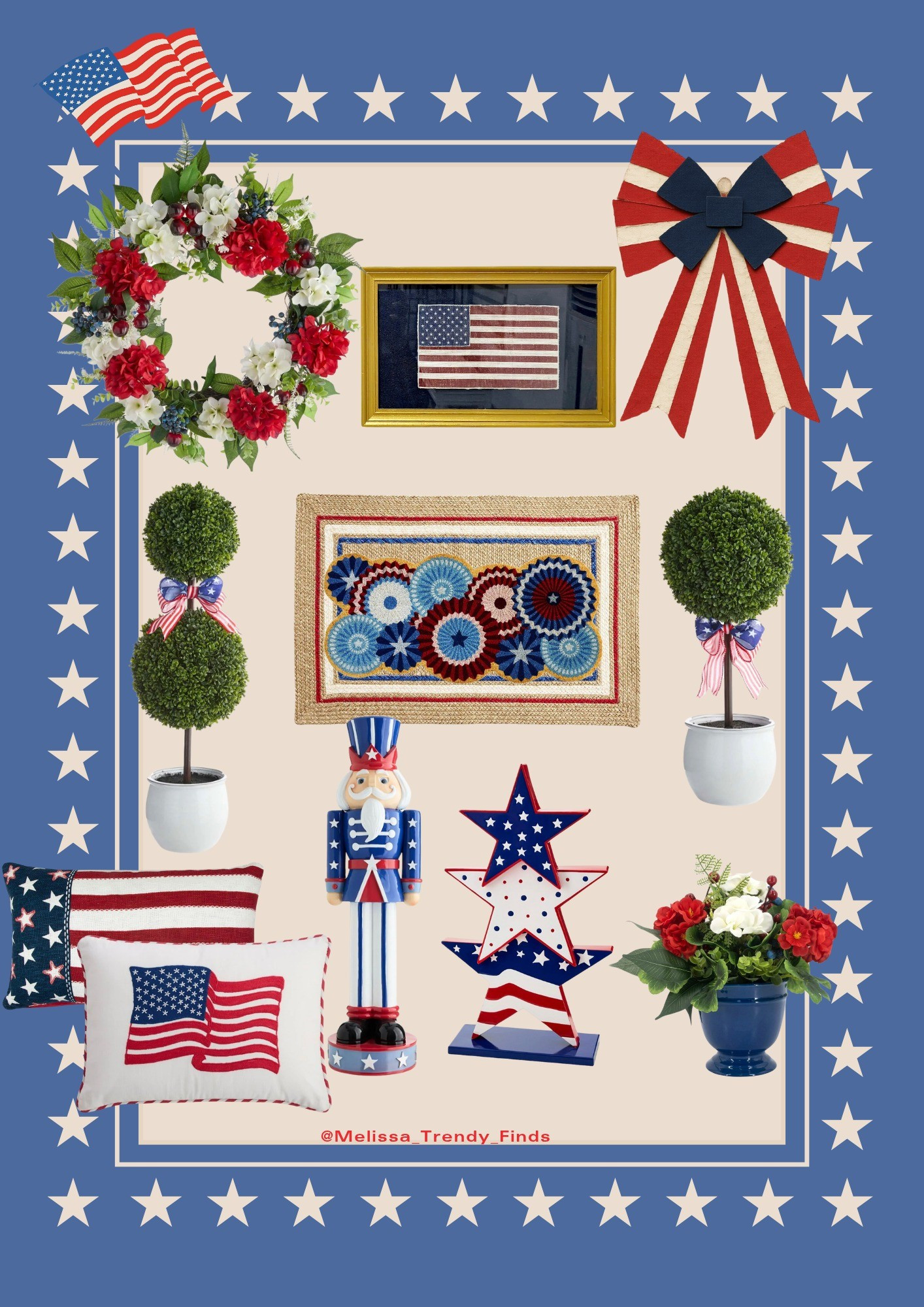 AT HOME 4Th OF July Decor 

#LTKSeasonal #LTKHome #LTKU