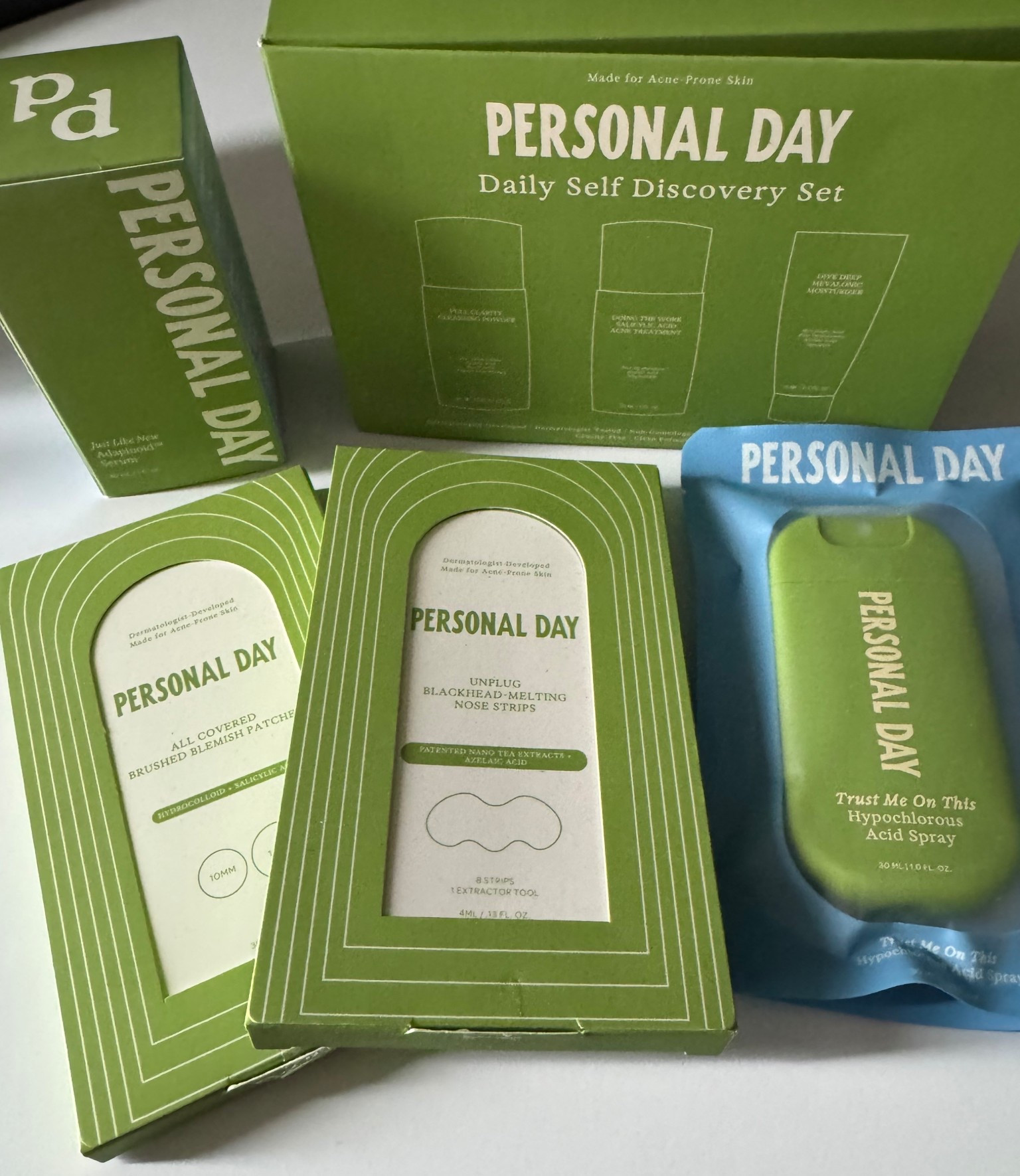 I have super sensitive skin & battle with redness. The more I read about Personal Day the more I wanted to give it a try. It doesn’t include a lot of the skin irritating additives that others do - the face wash is a powder for that reason alone! 

Fingers crossed it helps - just started this week after picking them up on early Black Friday deals. 

#LTKFindsUnder50 #LTKBeauty #LTKselfcare