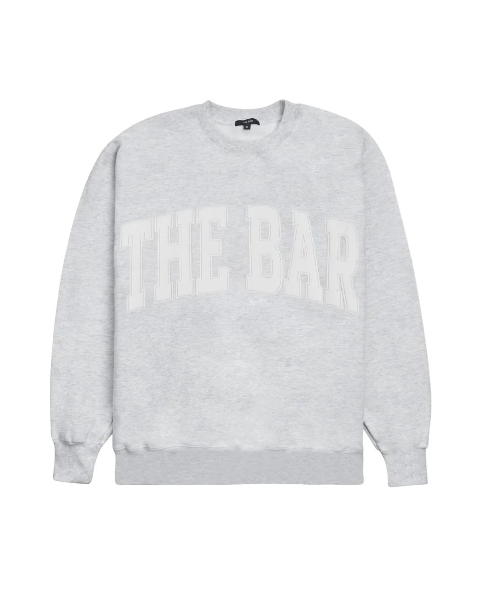 VARSITY SWEATSHIRT LT HEATHER GREY | The Bar