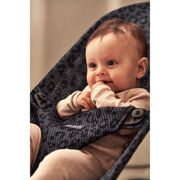 Bouncer Bliss Mesh, Anthracite Leopard with Dark Grey Frame | Indigo (CA)