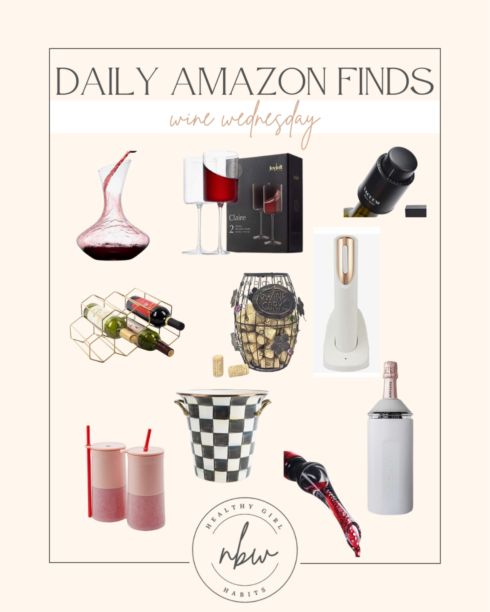 Daily Amazon Finds: Wine Wednesday 🍷🍇💜

Health & Wellness Essentials
Must-haves for the home
Kitchen must-haves
Amazon finds
#healthygirl #thatgirl 

#LTKunder100