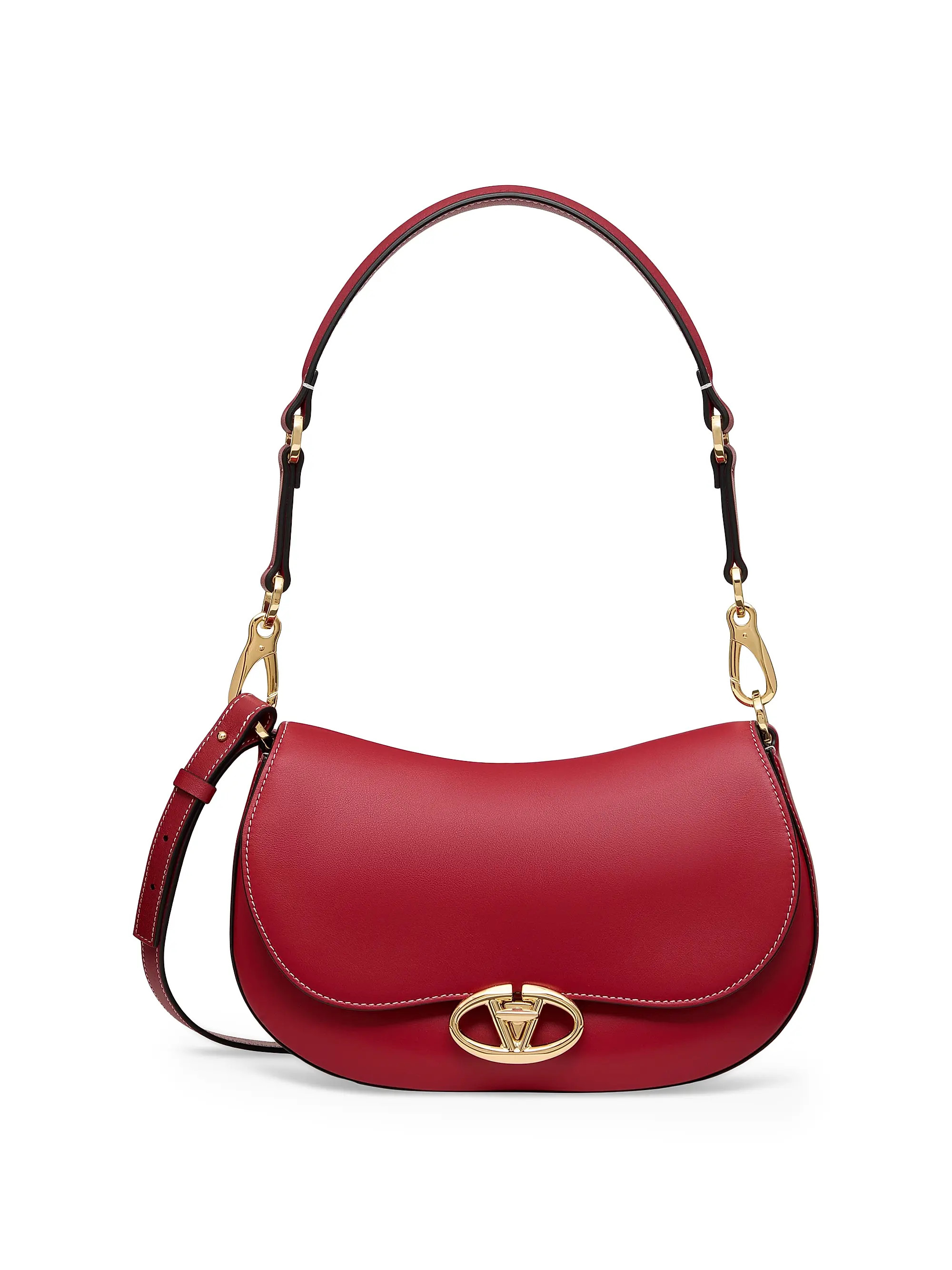 Small Ohval Shoulder Bag in Nappa Calfskin | Saks Fifth Avenue