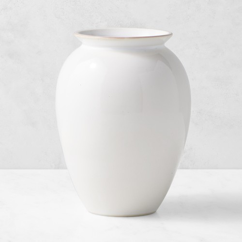 OPEN BOX: Provencal Large Vase, White | Williams-Sonoma