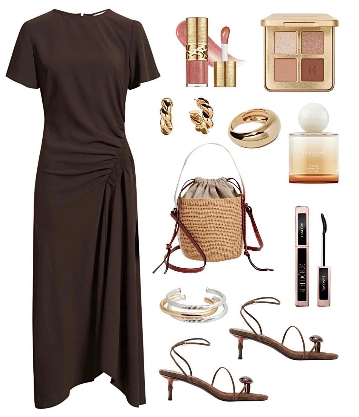 Brown dress
Spring outfit 
Summer outfit 
Bucket bag

#LTKSeasonal #LTKootd #LTKgrwm #LTKdayinmylife