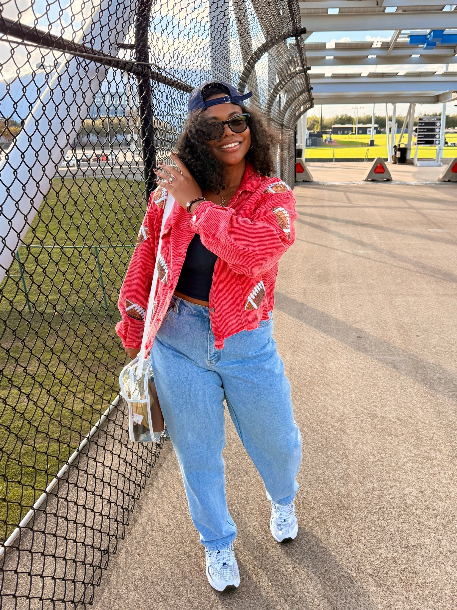 Texans game day look. 
