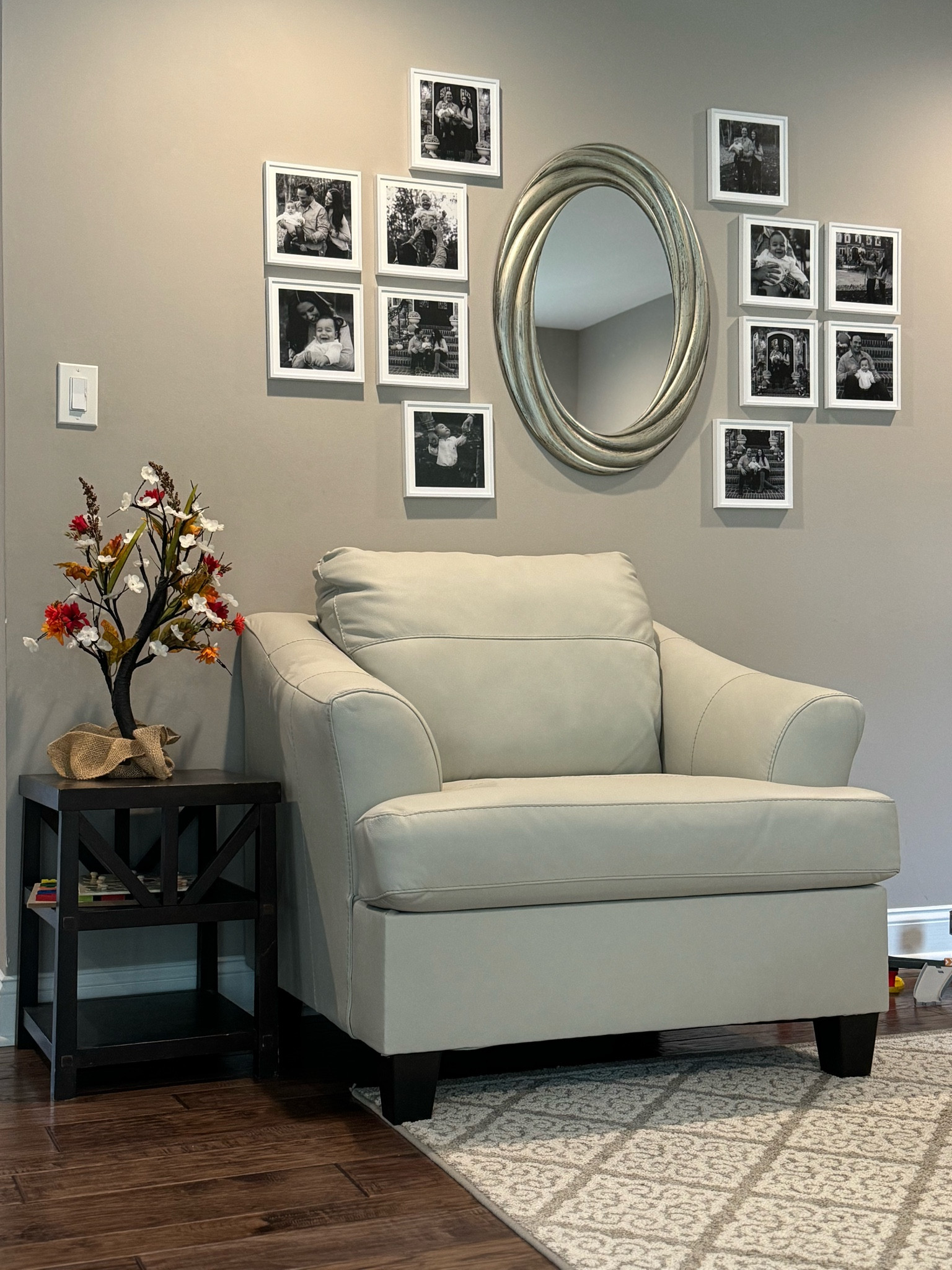 Our new chair! Accent chair, playroom chair, leather chair, white leather chair, affordable furniture, living room chair, wide chair, extra wide chair, sitting room furniture, sitting room chair, interior design, interior decorator, interior decorating, furniture design, aesthetic furniture, real leather chair, oversized chair, oversized leather chair 

#LTKHome #LTKStyleTip