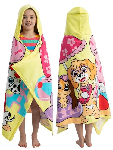 Paw Patrol Towel, Girls Bath Towel with Skye, Marshall & Liberty Design, Children’s Beach Towels for Pool, One Size | Amazon (US)