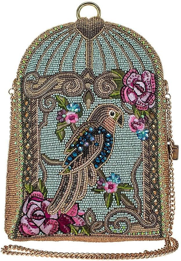 Mary Frances Pretty Parrot Beaded Crossbody Handbag, Multi | Amazon (US)