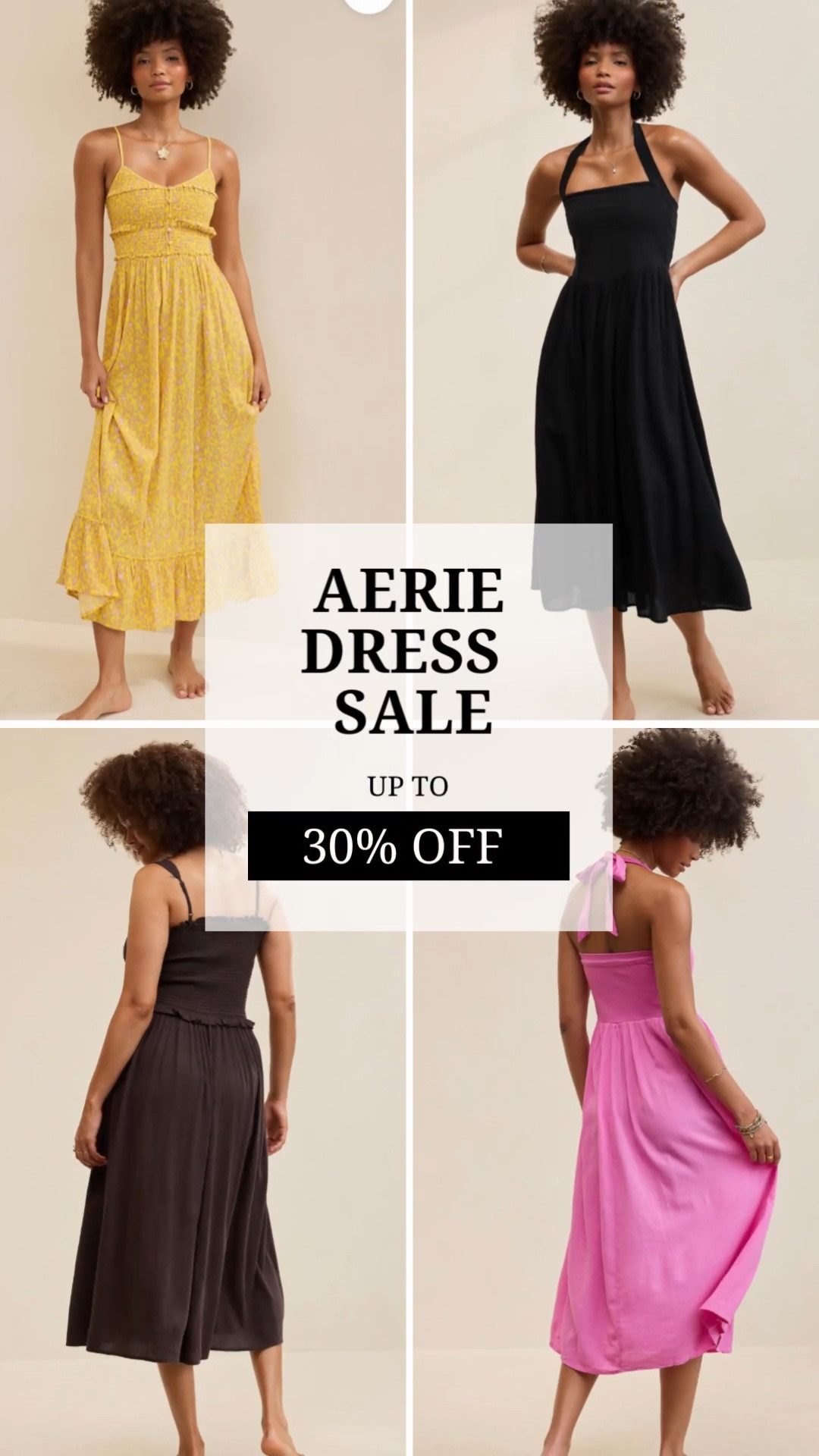 30%-40% off dresses at aerie this weekend with an extra 10% off if you have a Real Rewards Card! I loooove my “at the barre” dresses!  

#LTKSaleAlert
