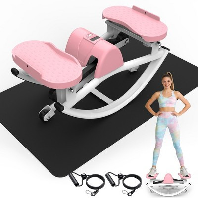 Whisen Lateral Stepper, Side Stepper, Exercise-Rocking Stepper Machine, Professional Stair Stepper, Home Workout Twist Stepper - Pink | Target