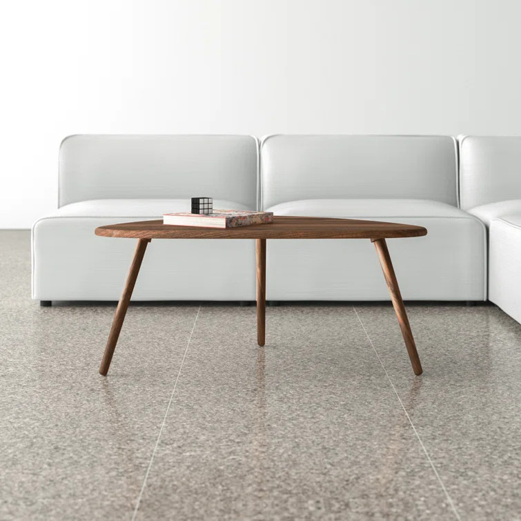 Barrington Solid Wood 3 Legs Coffee Table | Wayfair North America