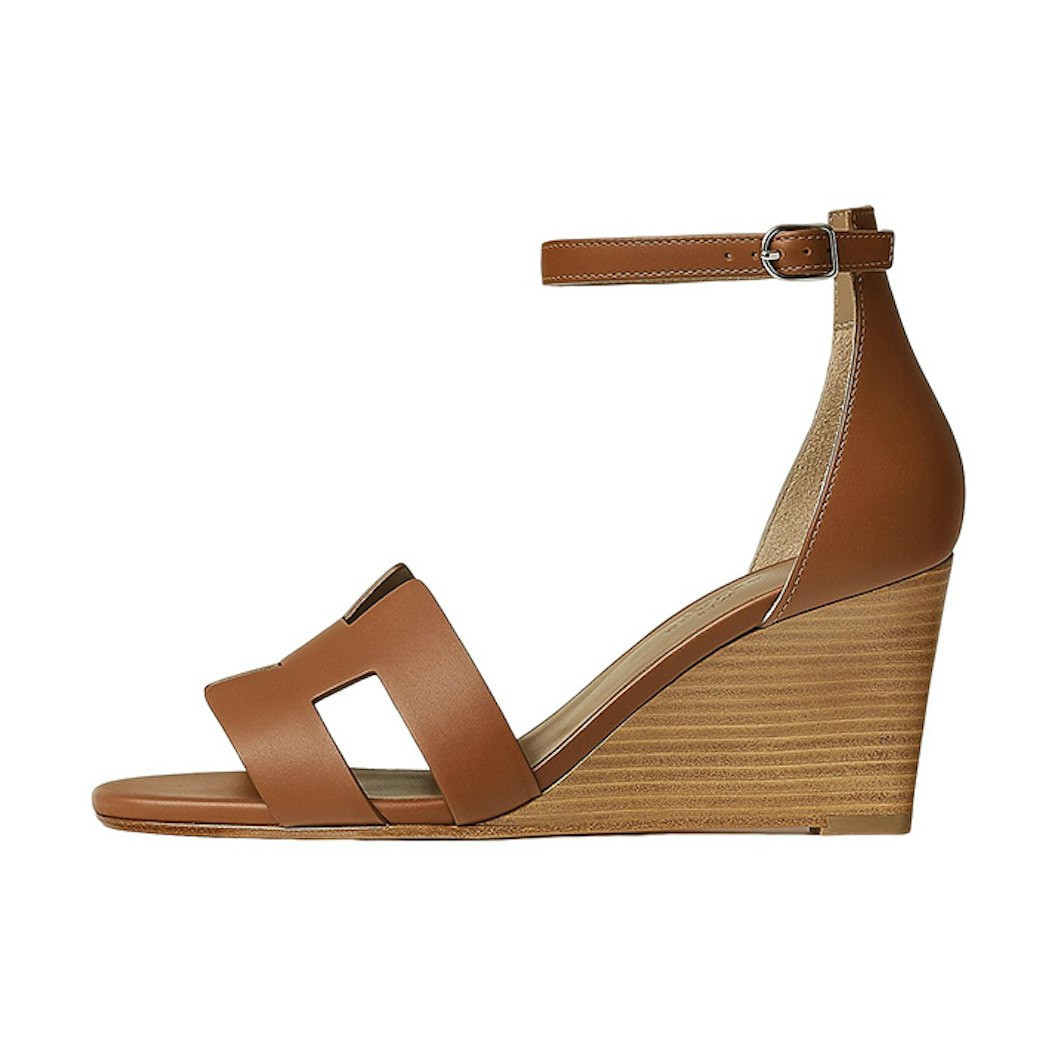 (W) HERMES Legend Sandal 'Brown Buckle' US 7W | Novelship