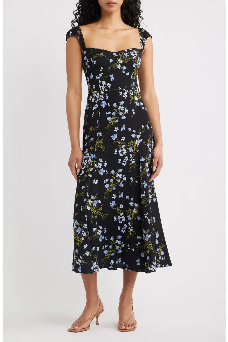 Bryson Floral Midi Dress (Women) | Nordstrom | Nordstrom