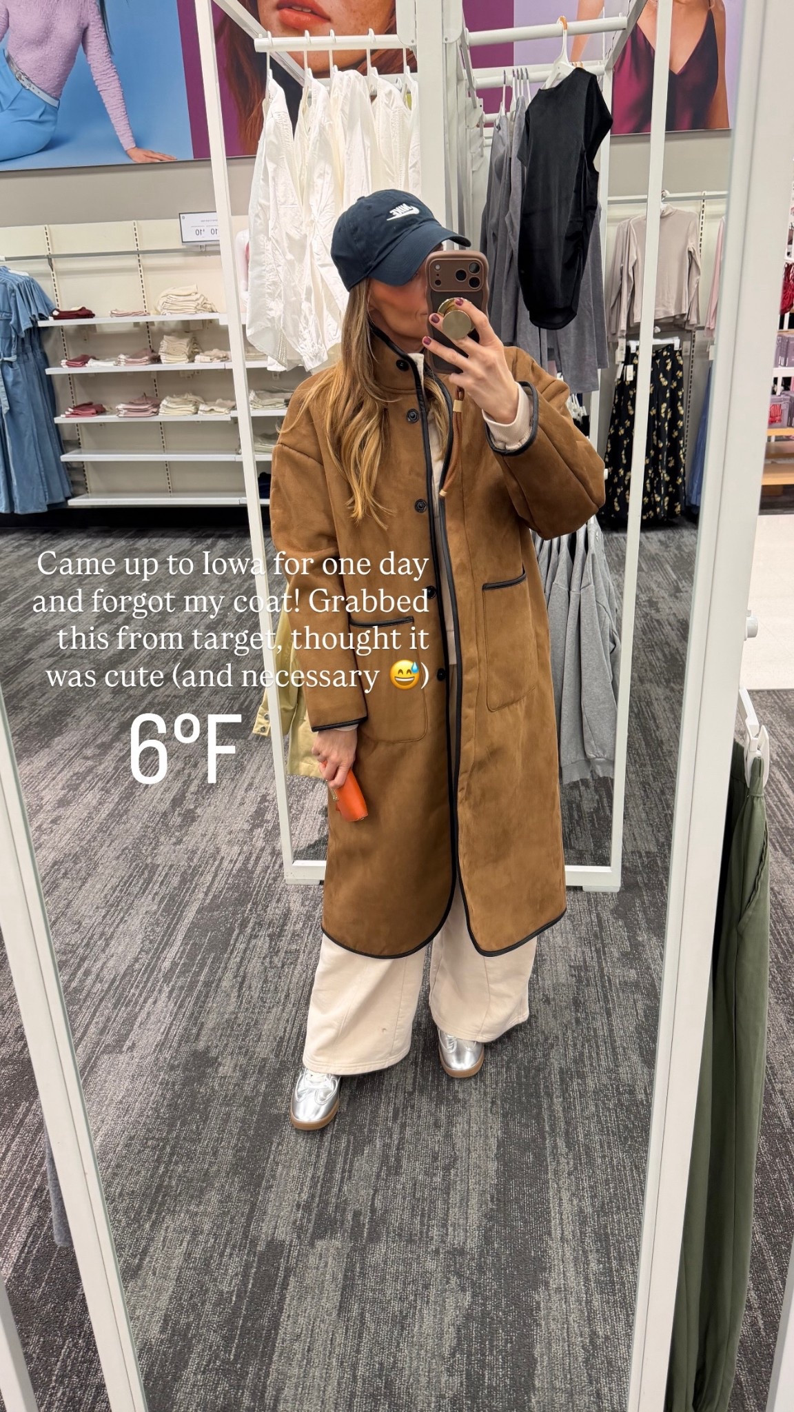 Came up to Iowa for one day and forgot my coat! Grabbed this from target, thought it was cute (and necessary😅) 

#LTKmomlife #LTKootd #LTKSeasonal