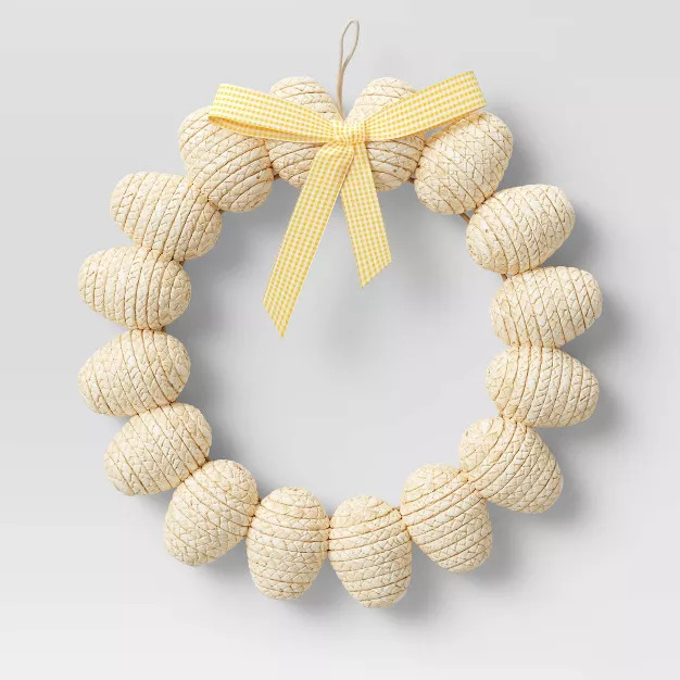 Braided Egg Wreath - Threshold™ | Target