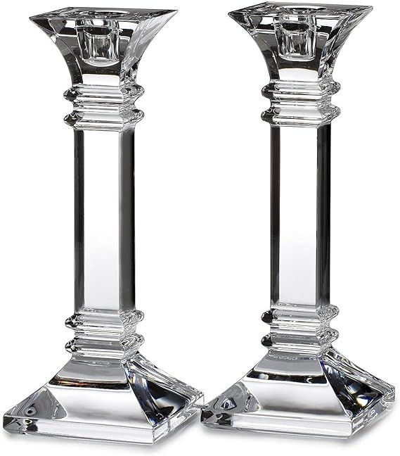 Marquis Treviso Collection Candle Sticks, 1.6 x 1.6 x 8, Clear | Amazon (US)