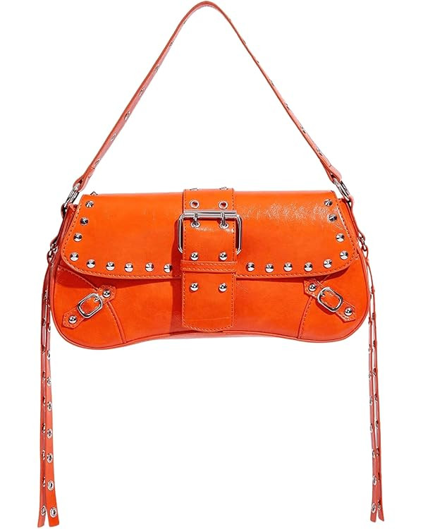 Verdusa Women's Shoulder Bag Y2K Handbag Goth Trendy Cute Studded Punk Rivet Purse | Amazon (US)