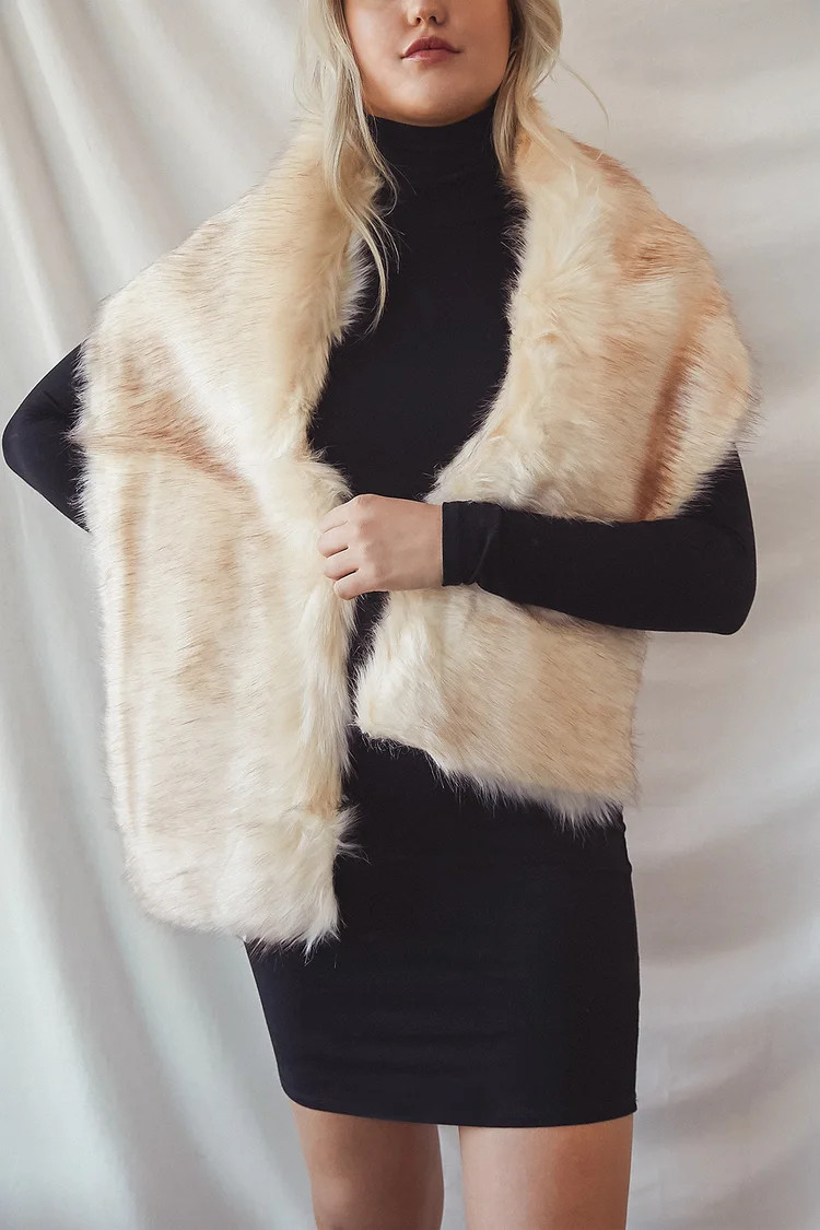 Never-Ending Elegance Ivory Faux Fur Stole | Lulus