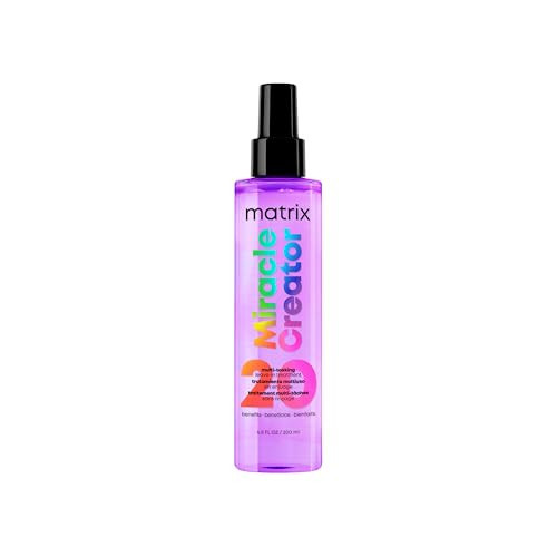 Matrix Miracle Creator Leave-In Conditioner Spray - Heat Protectant, Anti-Frizz, Moisturizing & Detangling, Adds Shine, Primes For Styling, For Damaged & All Hair Types, Sulfate Free, 6.8 Fl Oz | Amazon (US)