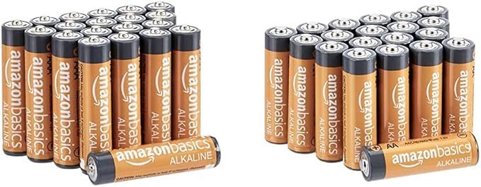 Amazon Basics Alkaline Battery Combo Pack | AA 20-Pack, AAA 20-Pack (May Ship Separately) | Amazon (US)
