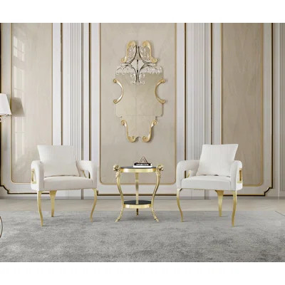 Infinity Velvet Upholstered Armchair | Wayfair North America