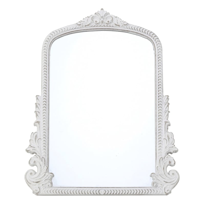 White Tabletop Mirror, 10x12 | At Home