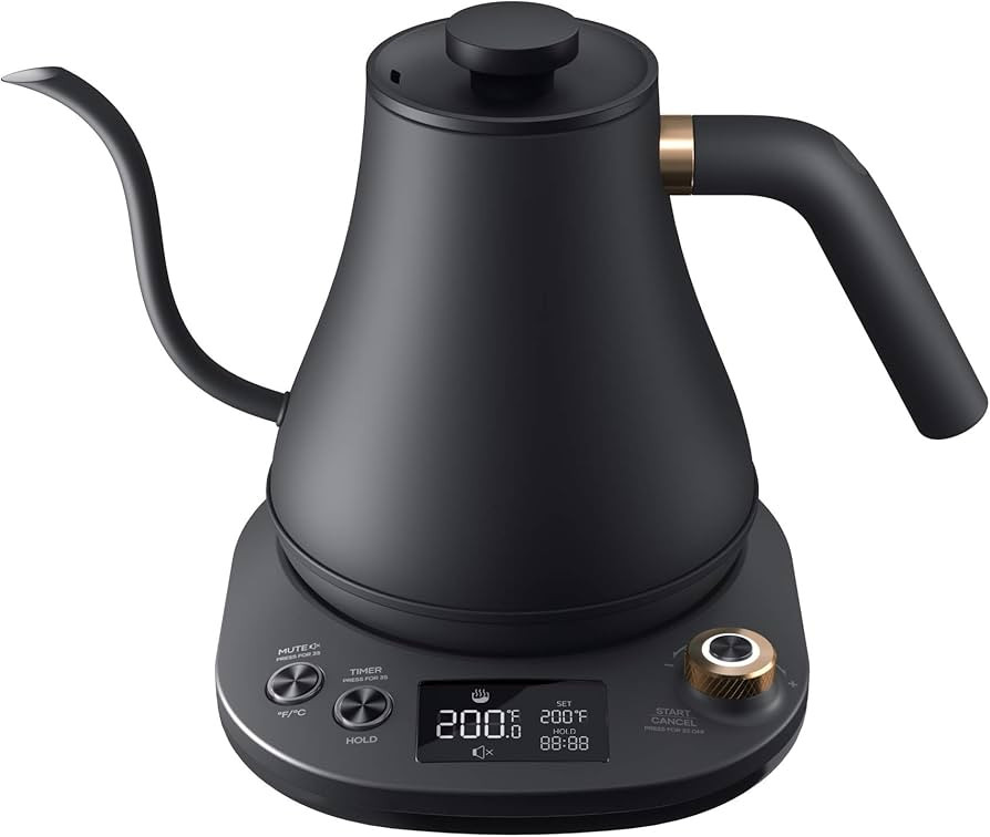 Gooseneck Kettle Temperature Control, Pour Over Electric Kettle for Coffee and Tea, 100% Stainles... | Amazon (US)