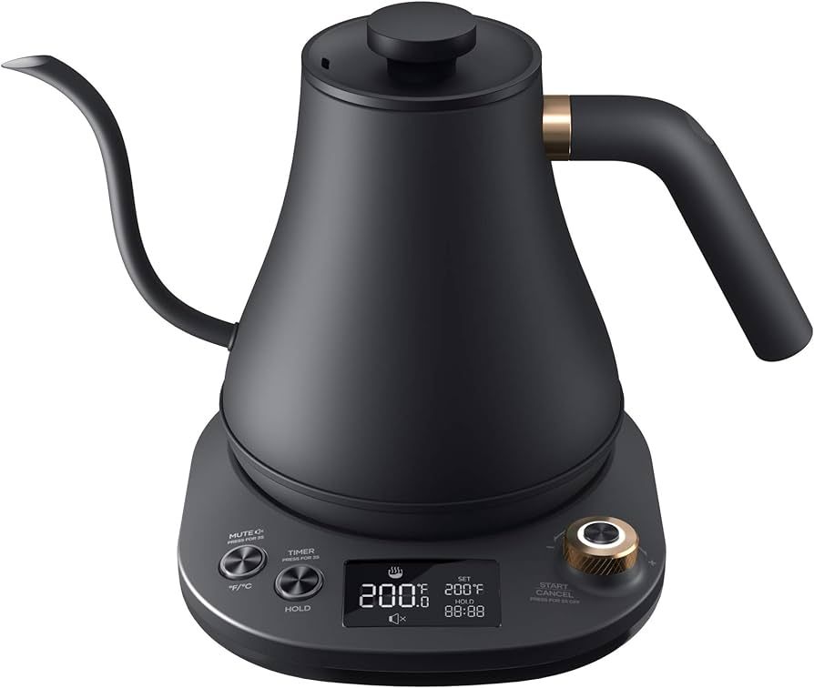 Gooseneck Kettle Temperature Control, Pour Over Electric Kettle for Coffee and Tea, 100% Stainles... | Amazon (US)