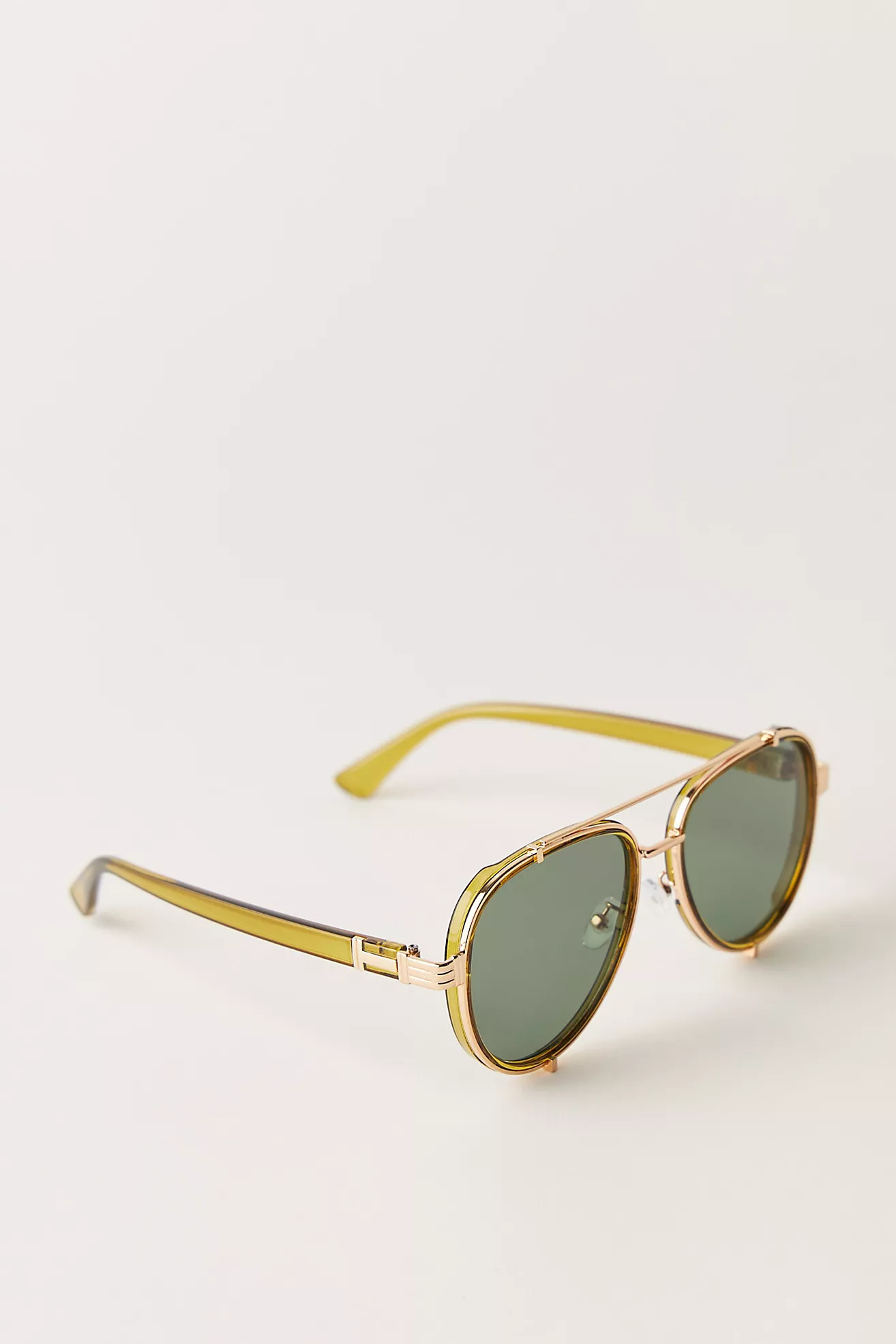 Wesley Oversized Aviator Sunglasses | Free People (Global - UK&FR Excluded)