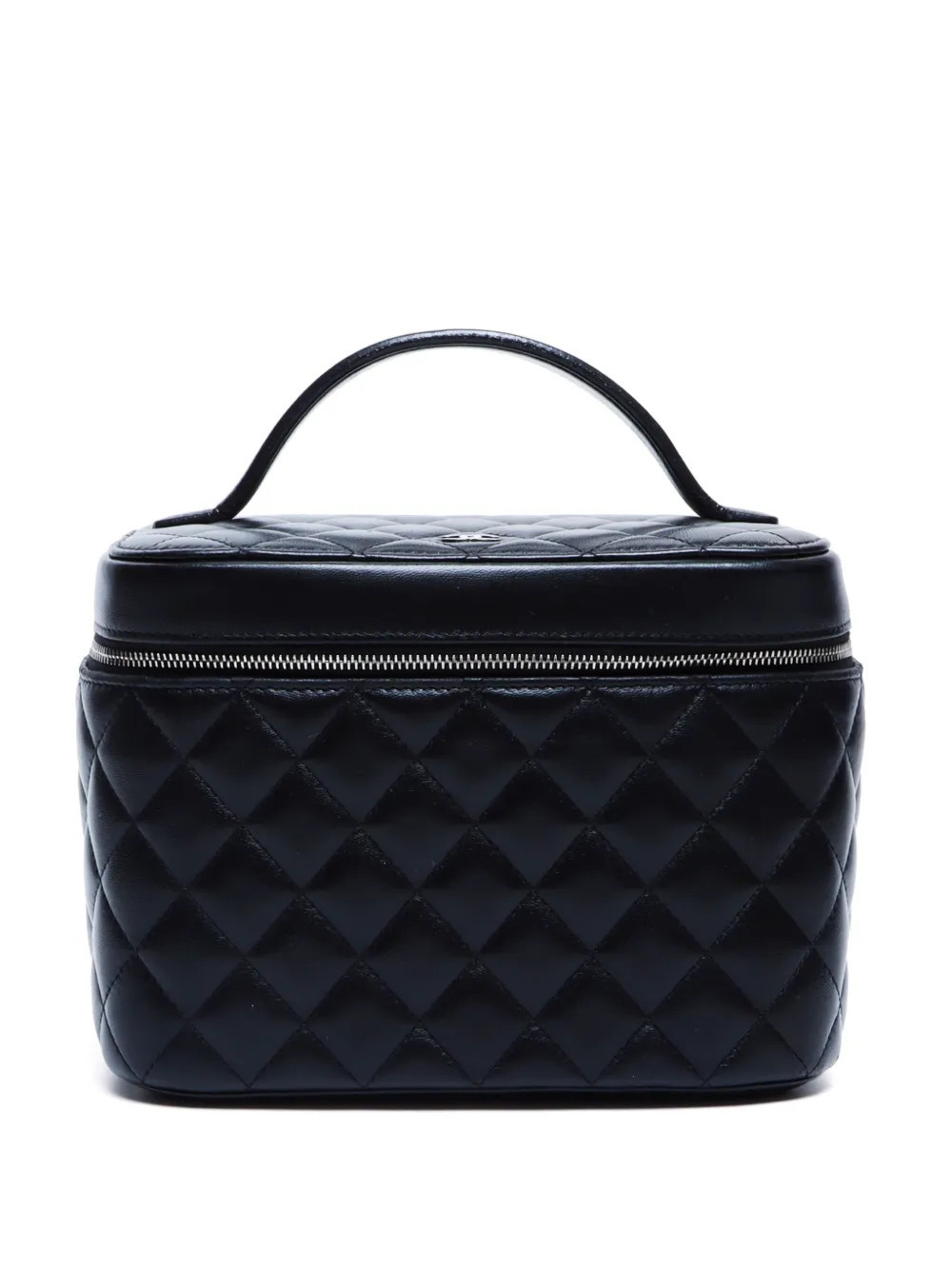 CHANEL Pre-Owned 2018-2019 quilted vanity handbag - Black | Farfetch Global
