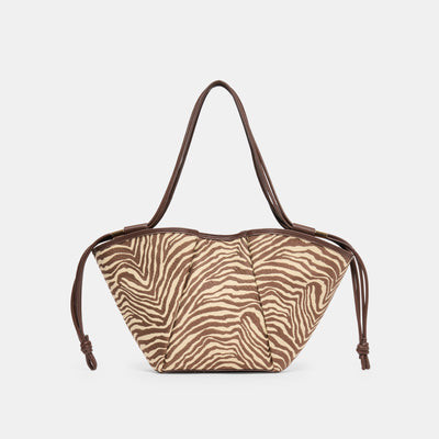 Maro Tote in Zebra Canvas By Dolce Vita | DolceVita.com