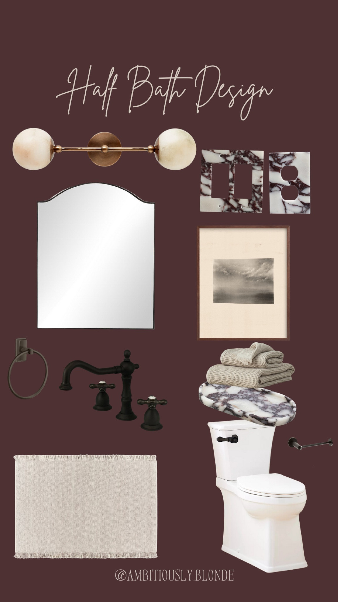 Taking our builder grade half bath full drama + moody ✨

#LTKBeauty #LTKStyleTip #LTKHome