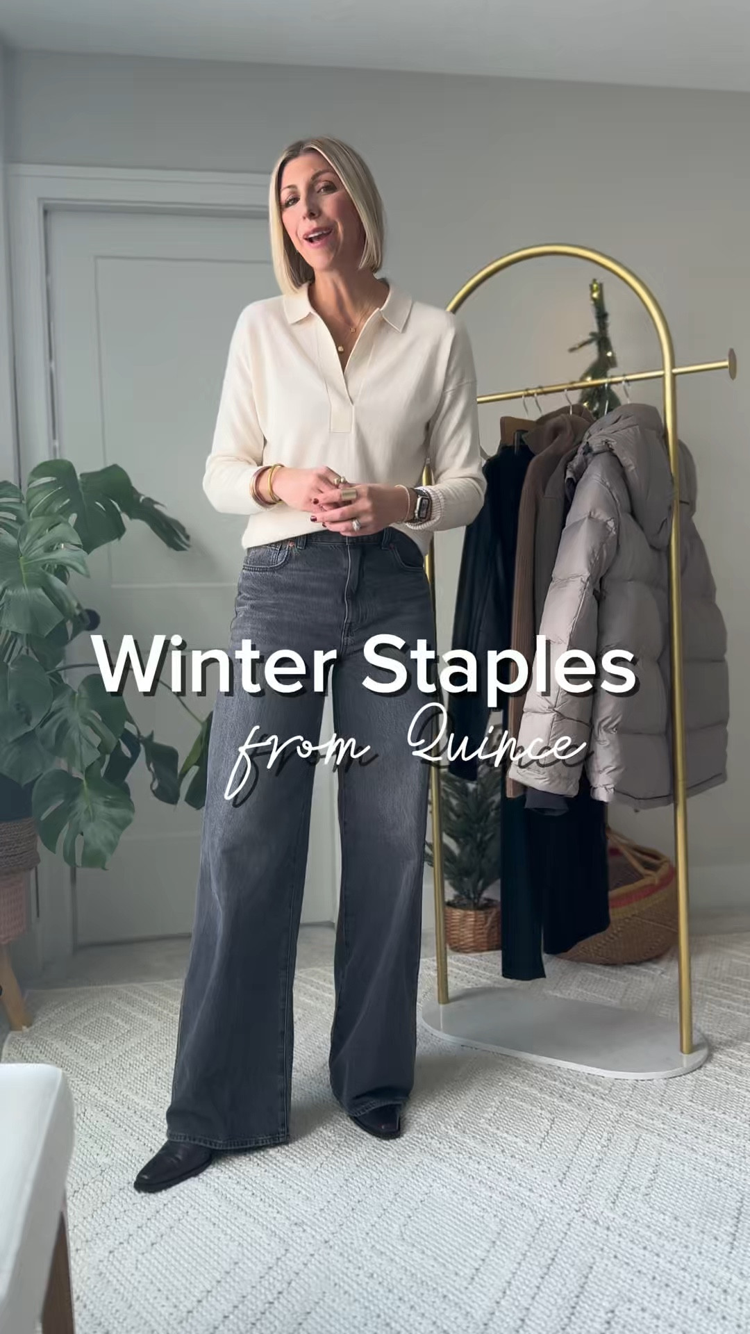 Winter staples I’m loving from @onequince to create TONS of different outfits for everyday. They would also make amazing gifts 🎄👏🏻
#quincepartner

#LTKHoliday #LTKWatchNow #LTKGiftGuide