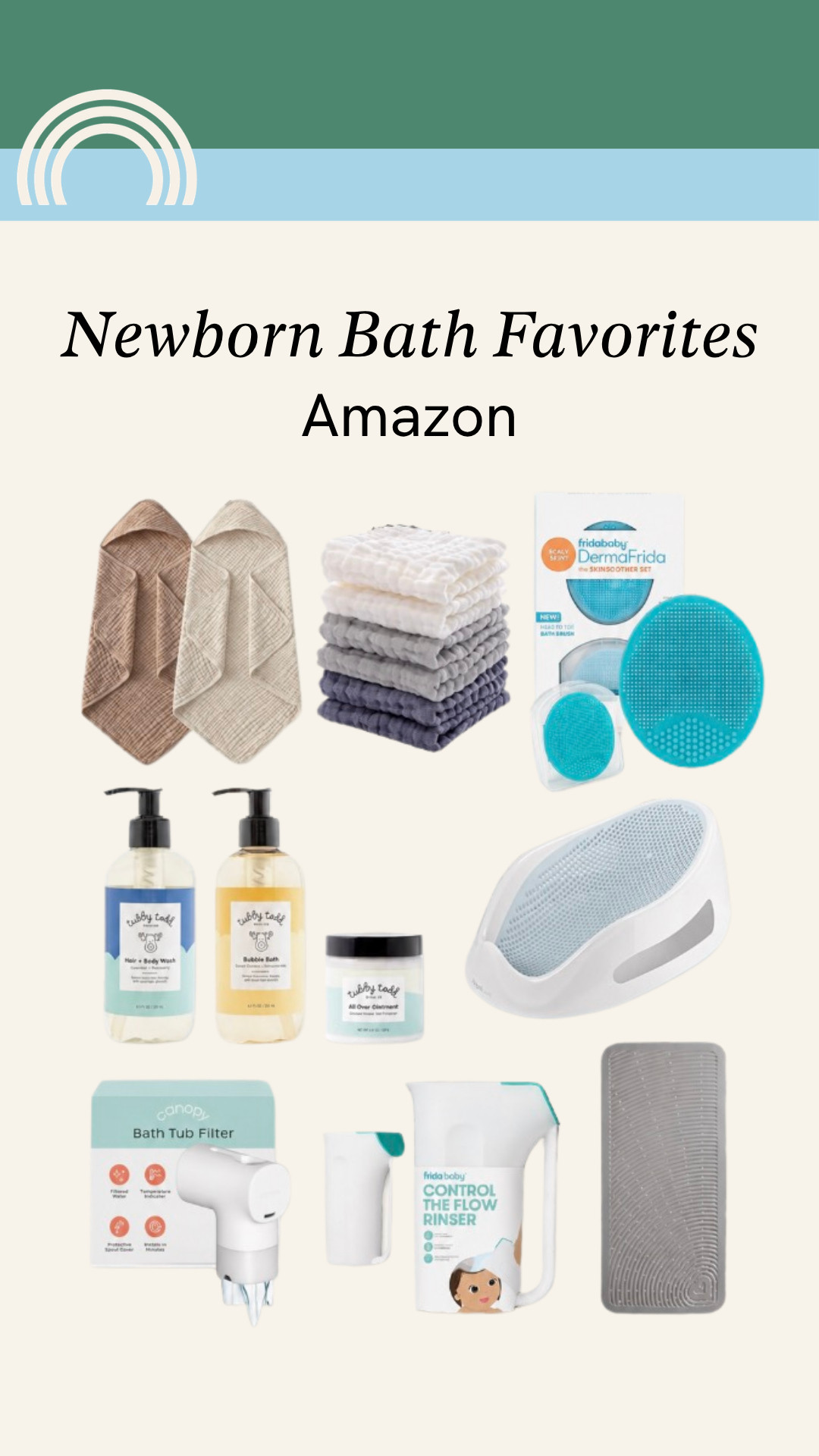 Newborn bath favorites 

 #LTKmomlife #LTKBaby #LTKBump