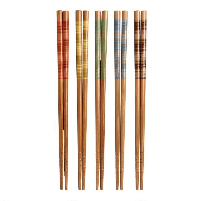 Stripe Chopsticks, 2 Sets | World Market