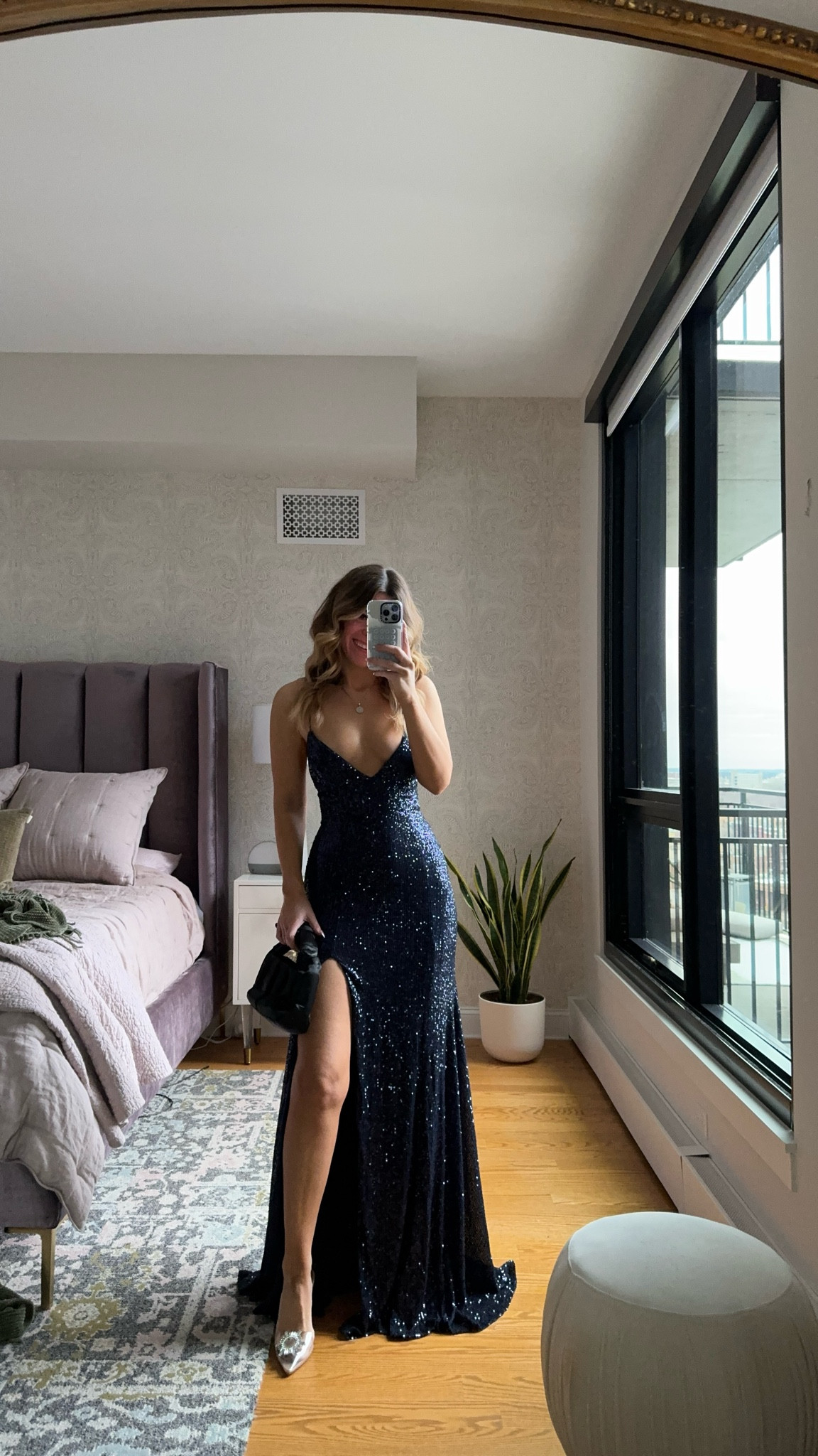 hello molly navy sequin dress Dreamy Shine Sequin Maxi Dress Blue