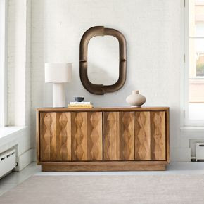 Carved Pattern Buffet (72") | West Elm (US)