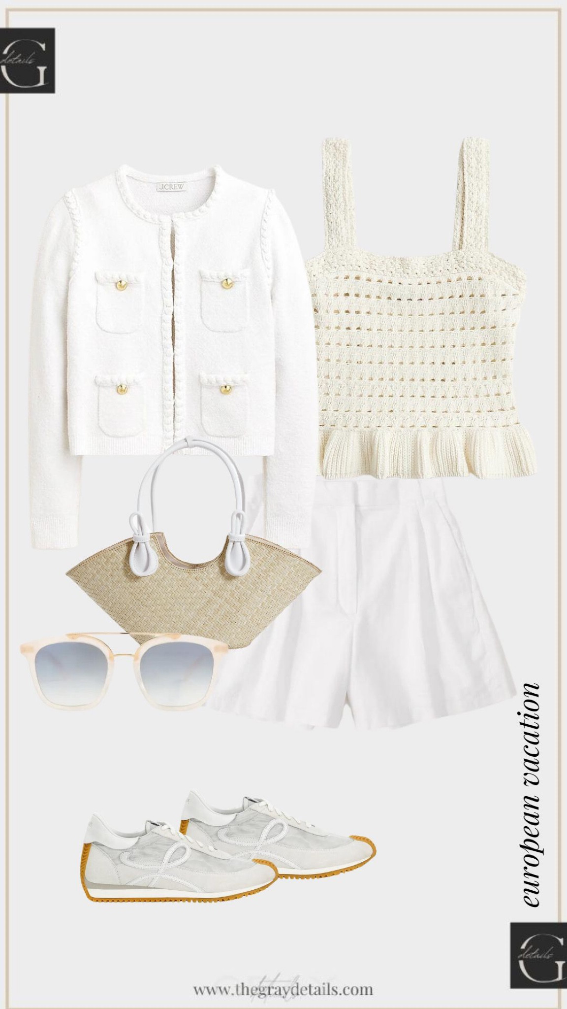 White shirt outfit, European vacation, week of outfits 

#LTKworkwear #LTKstyletip #LTKtravel