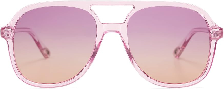 SOJOS Retro Polarized Aviator Sunglasses Womens Mens Classic 80s 90s Vintage Trendy Square Aviato... | Amazon (US)
