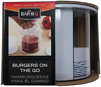 Mr. Bar-B-Q Hamburger Press Patty Maker - Non-Stick Burger Mold Shaper with Freezer Storage Conta... | Amazon (US)