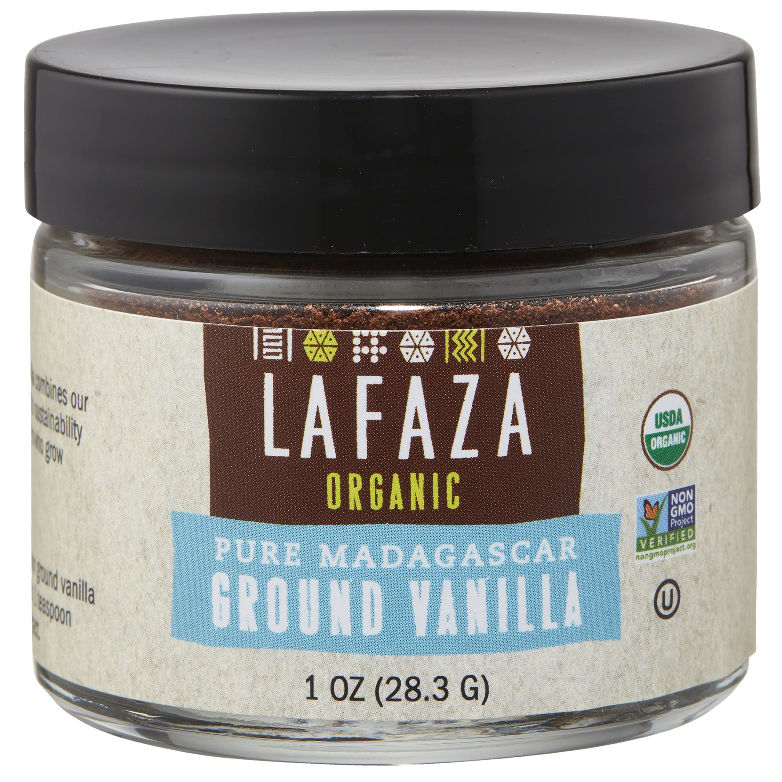 Lafaza Organic Madagascar Bourbon Pure Ground Vanilla Bean Powder, 1oz | Amazon (US)
