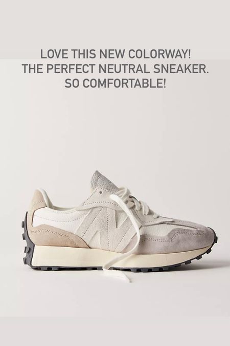 Love this new color way! The perfect neutral sneaker! So comfortable. TTS. Grab it while you can! 

New Balance 327, neutral sneaker, spring shoes, The Stylizt 



#LTKShoeCrush #LTKActive #LTKFitness