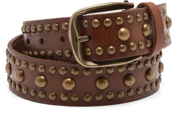 Free People We the Free Sola Studded Leather Belt | Nordstrom | Nordstrom