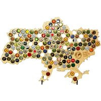Map Beer Cap Collection Of Beer Bottle Caps Display | Etsy (US)