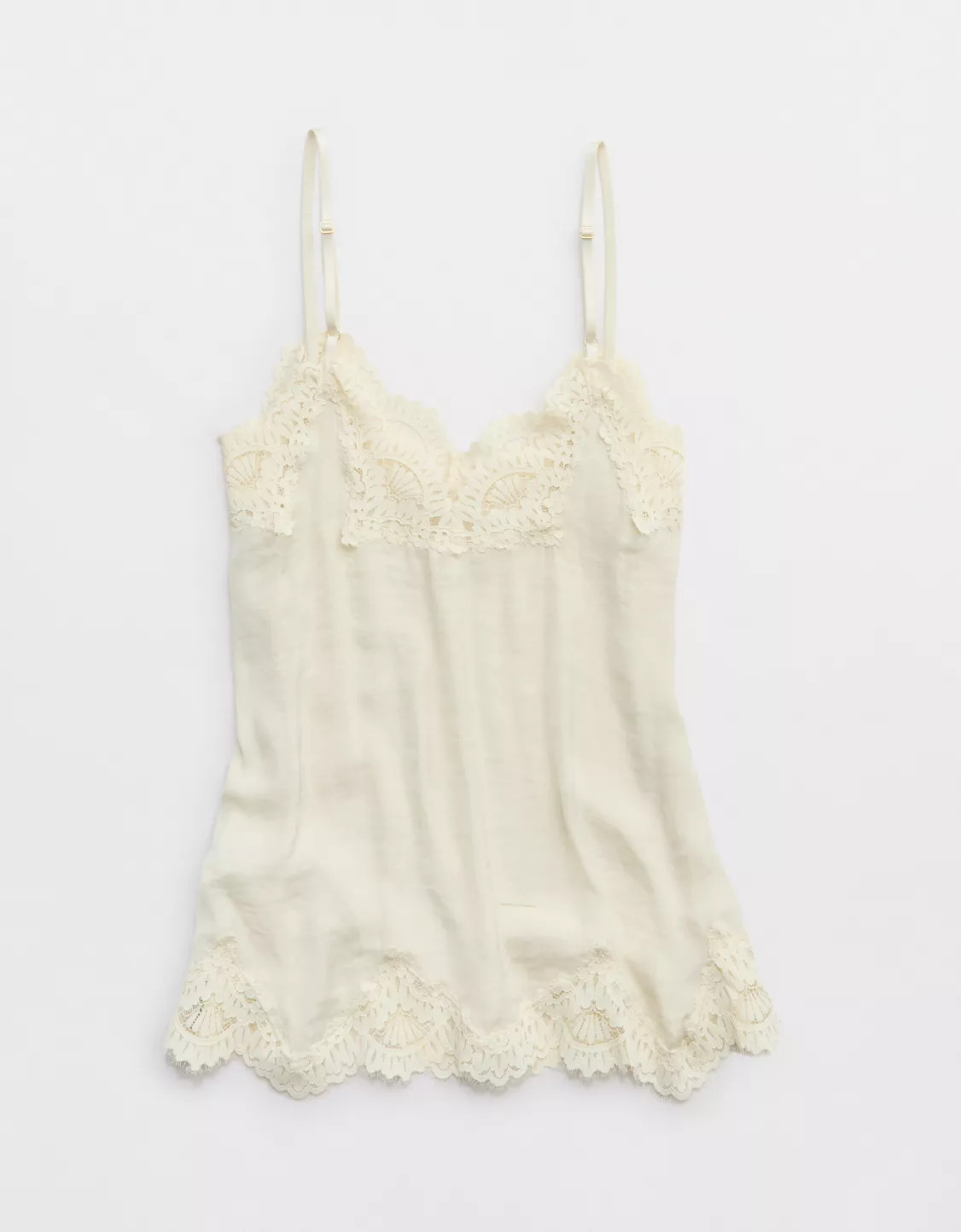 Aerie x Emily + Meritt Satin Lace Cami | Aerie